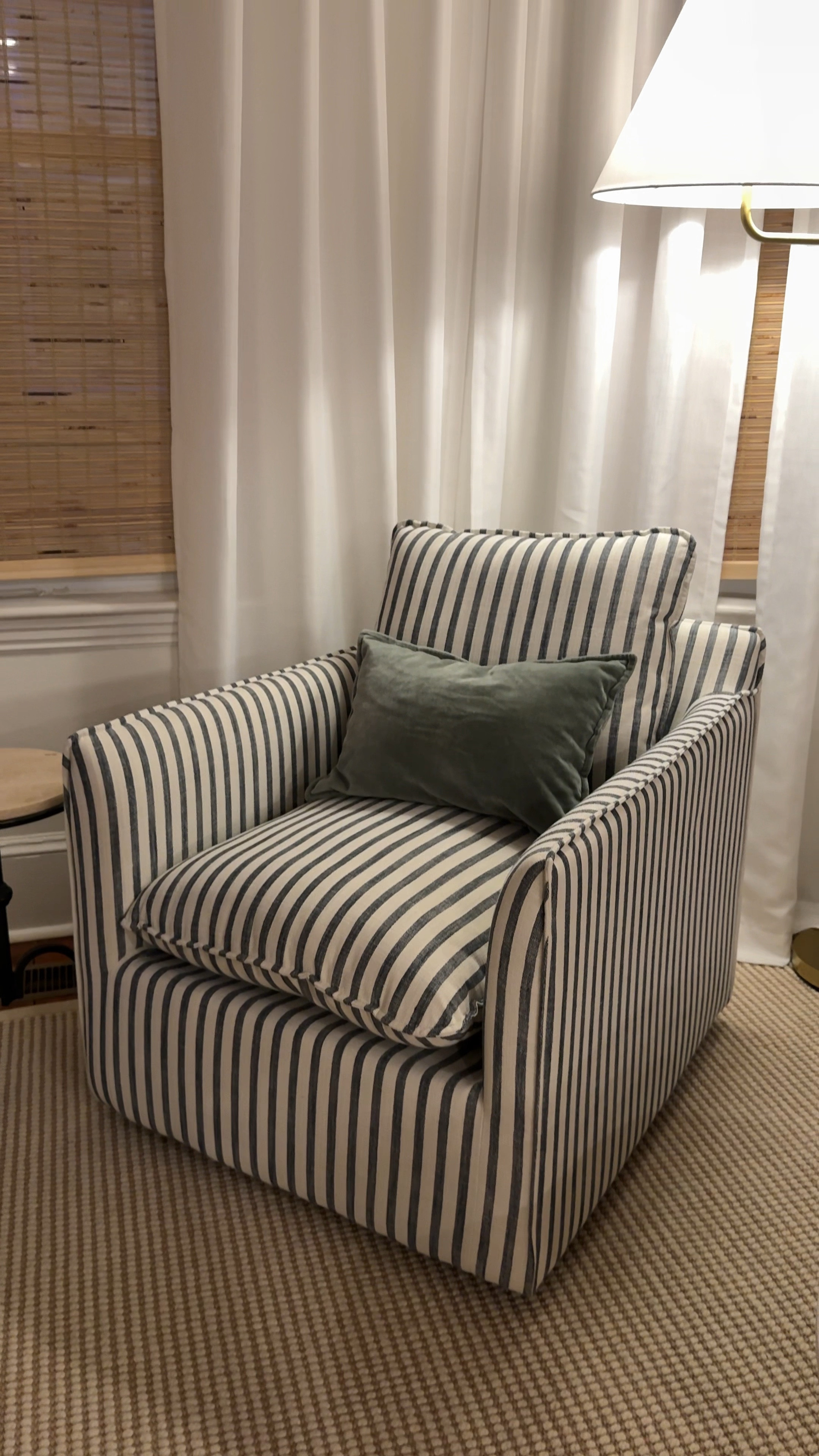 Unbox my Nancy Meyers style armchair. Perfect swivel chair for any living room. #ltkvideo #nancymeyersaesthetic #homedecor

#LTKWatchNow #LTKFamily #LTKHome