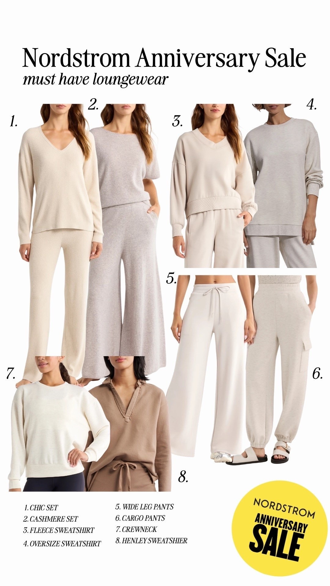 The nordstrom anniversary sale is live to the public! So I had to share Nordstrom anniversary sale must have loungewear! 

Loungewear, NSALE, chic outfit, cozy loungewear, NSALE must haves