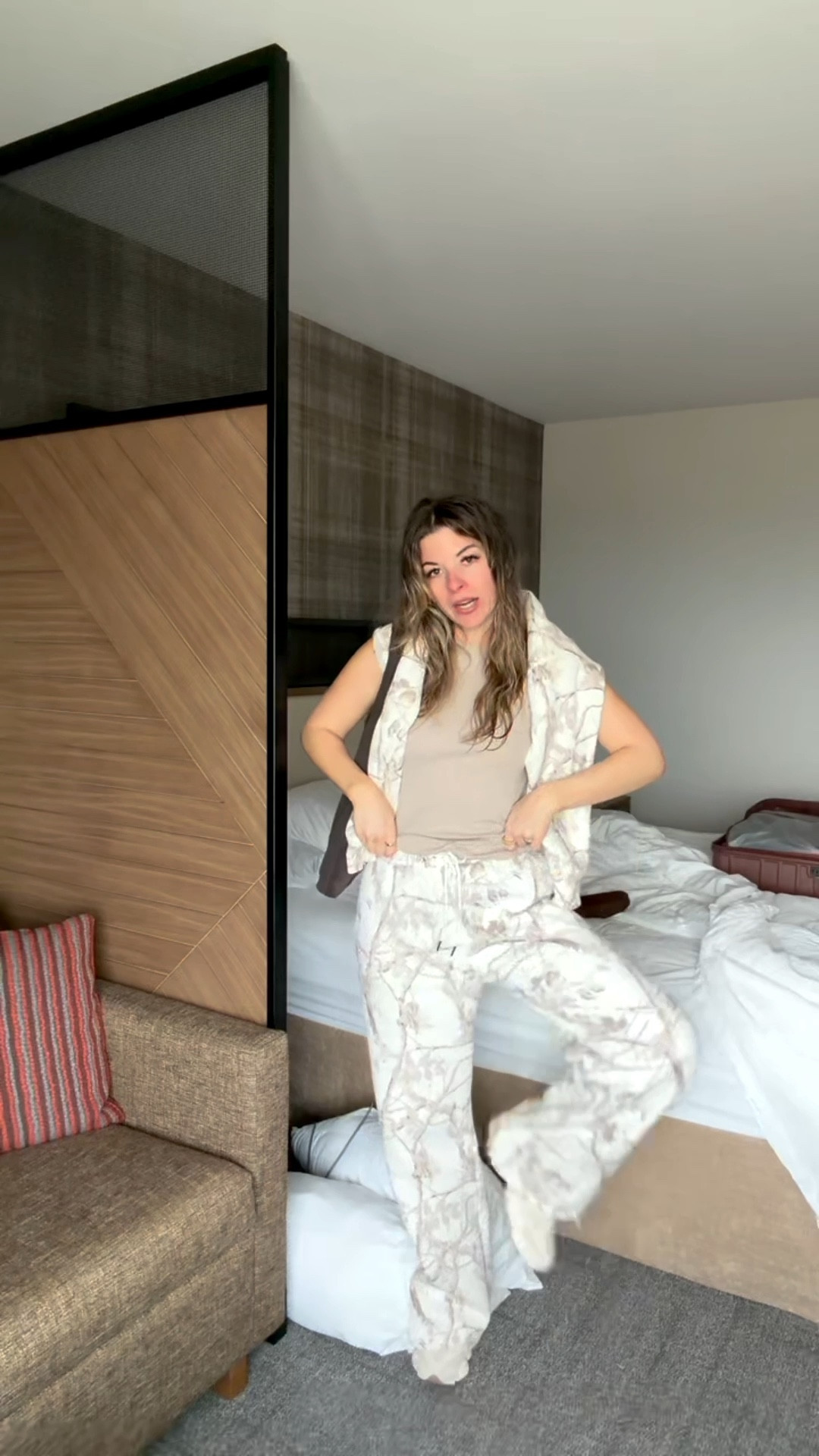 Comfy cozy casual camo loungewear airport travel outfit 

Abercrombie code: CYBERAF
electric picks code: emerson20

Wearing my usual smalls xs in tee 

Loungewear
Travel outfit
Airport 
Camo set
Sweatpants
Hoodie

#LTKTravel #LTKHoliday #LTKCyberWeek