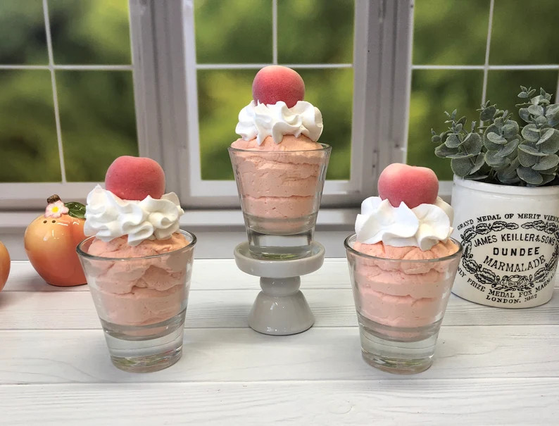 Peach Parfait Mini Peach Dessert Tiered Tray Decor Tiered | Etsy | Etsy (US)