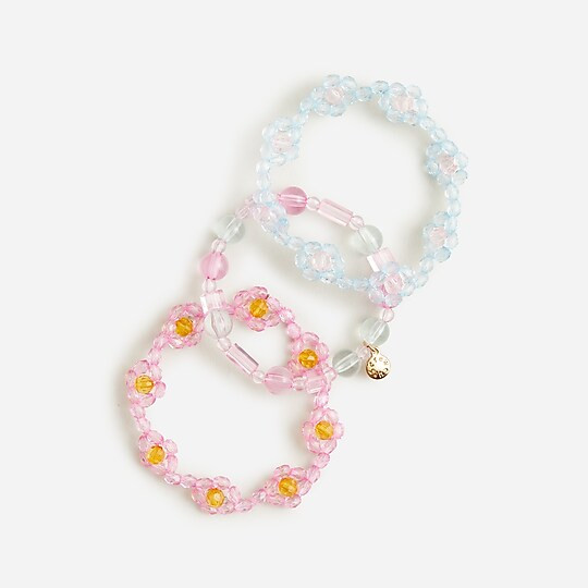 Girls' beaded bracelet three-pack | J. Crew US