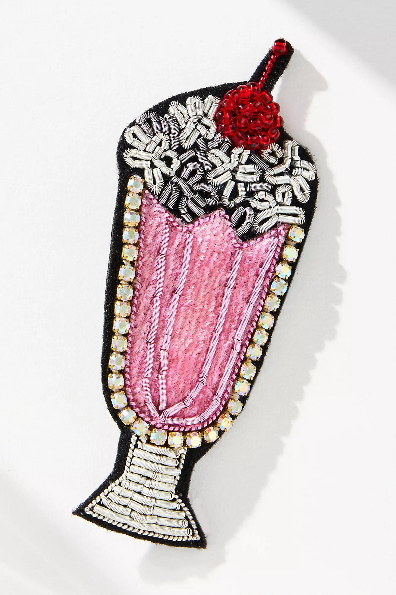 Small Beaded Icon Brooch | Anthropologie (US)