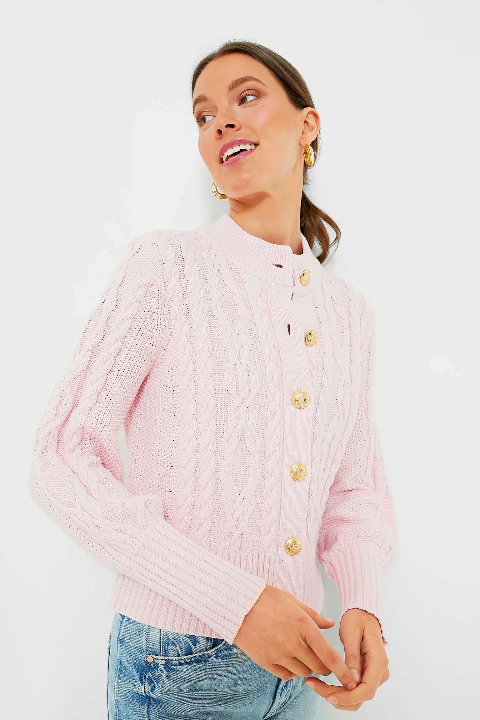 Pink Salt Colette Cardigan | Tuckernuck (US)