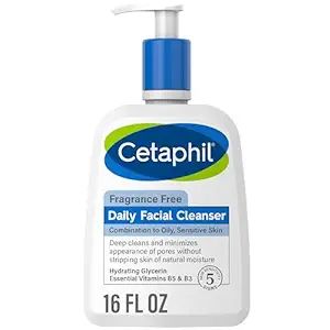 Cetaphil Face Wash, Daily Facial Cleanser for Sensitive, Combination to Oily Skin, NEW 16 oz, Fra... | Amazon (US)
