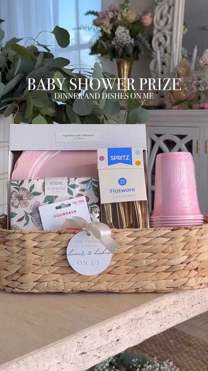 Dinner and Dishes Gift Idea

This one is simple thoughtful and genuinely helpful It includes:
• Paper plates
• Napkins
• Cups
• Plastic Silverware 
• DoorDash gift card

No cooking no cleaning no stress Just rest eat toss and breathe

Perfect for
• A baby shower prize
• A new mom adjusting to life with a newborn
• A teacher during back to school season
• A friend going through a tough time
• A meal train drop-off
• A neighbor who just moved in
• A busy family during sports season
• A postpartum visit
• A family welcoming foster kids
• Parents with a child in the hospital
• A caregiver who needs a break
• Someone recovering from surgery or illness
• A newlywed couple settling in
• A college student in finals week
• A friend just because

This gift says I see you I know life is full and I want to give you one less thing to do!

#babyshowerideas #babyshowergift #giftbasket #giftidea #dinneranddishes #momof4kids #rawmotherhood #momblogger #sahmlife #postpartum #mom #backtoschool #teachergift #teachergiftideas #teachergifts #diaperraffle #babyshower #fourthtrimester #postpartumjourney #giftideasforher #giftideas #diygift #sentimentalgift #momsofinstagram #momlife #dinner #diymom