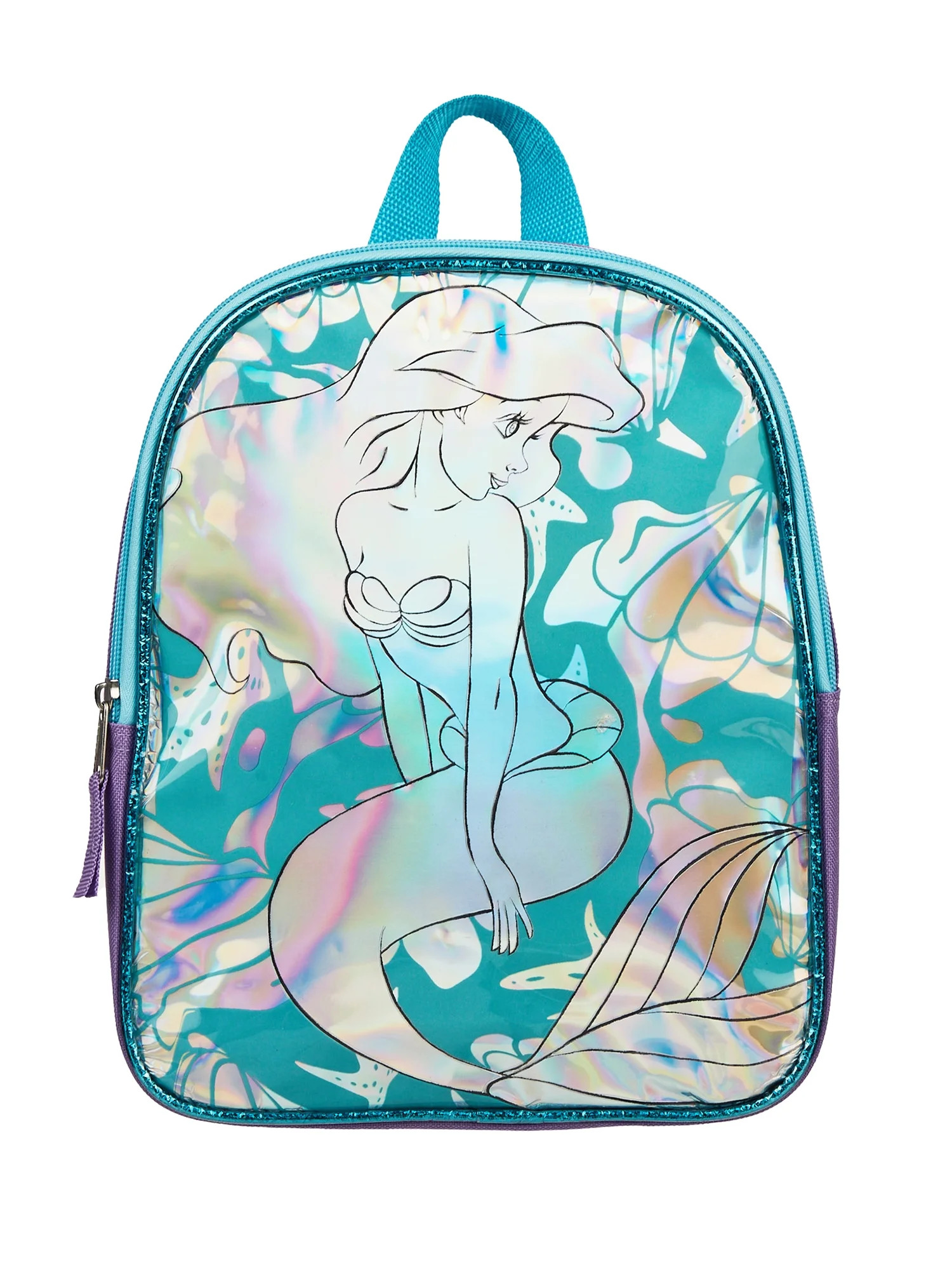 Disney Princess Little Mermaid Girls 11" Mini Backpack, Multi-color | Walmart (US)