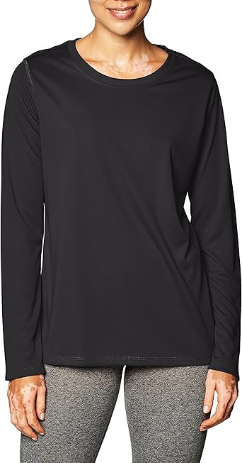 Hanes Women's Sport Cool Dri Performance Long Sleeve T-Shirt | Amazon (US)