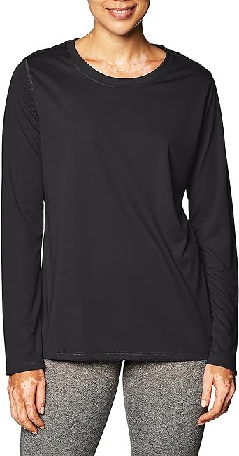 Hanes Women's Sport Cool Dri Performance Long Sleeve T-Shirt | Amazon (US)