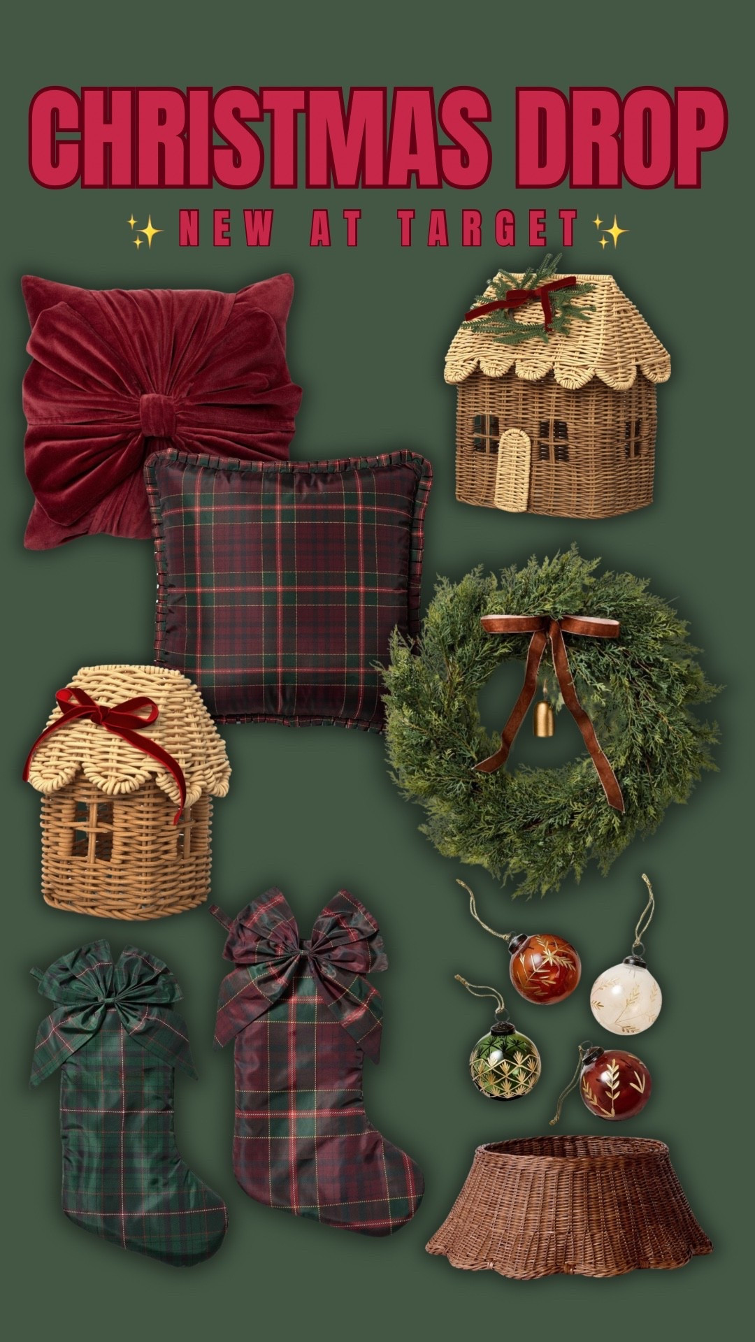The new Studio McGee Christmas collection just dropped at Target and these are the pieces I think will go FIRST 🎄🤎

Think cozy, elevated Christmas without the designer price tag. I pulled out the best pieces from the new drop so you don’t have to hunt for them — and I would not wait on your favorites because Studio McGee holiday always goes fast.

Everything is linked here ✨

#TargetChristmas #StudioMcGee #ChristmasDecor #TargetFinds #HolidayDecor

#LTKHome #LTKSeasonal