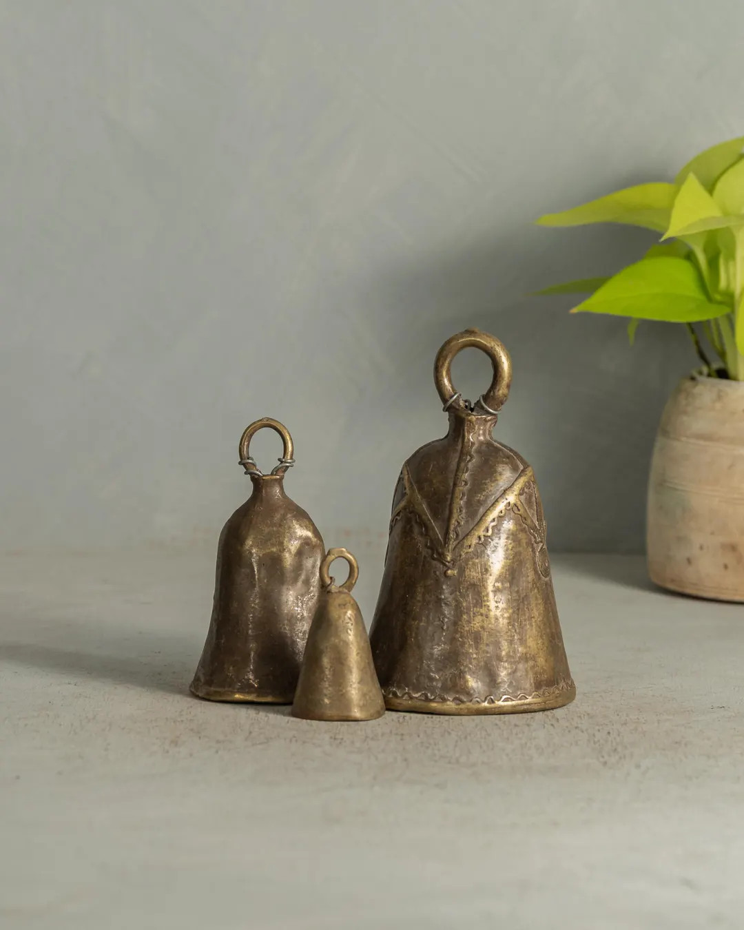 Trio of Vintage African Brass Cow Bells Sm/med/lg {A} (free Shipping) - Etsy | Etsy (US)