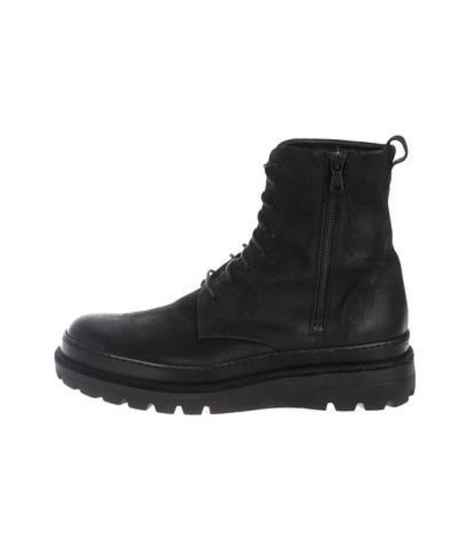 Vince Suede Combat Boots black Vince Suede Combat Boots | The RealReal