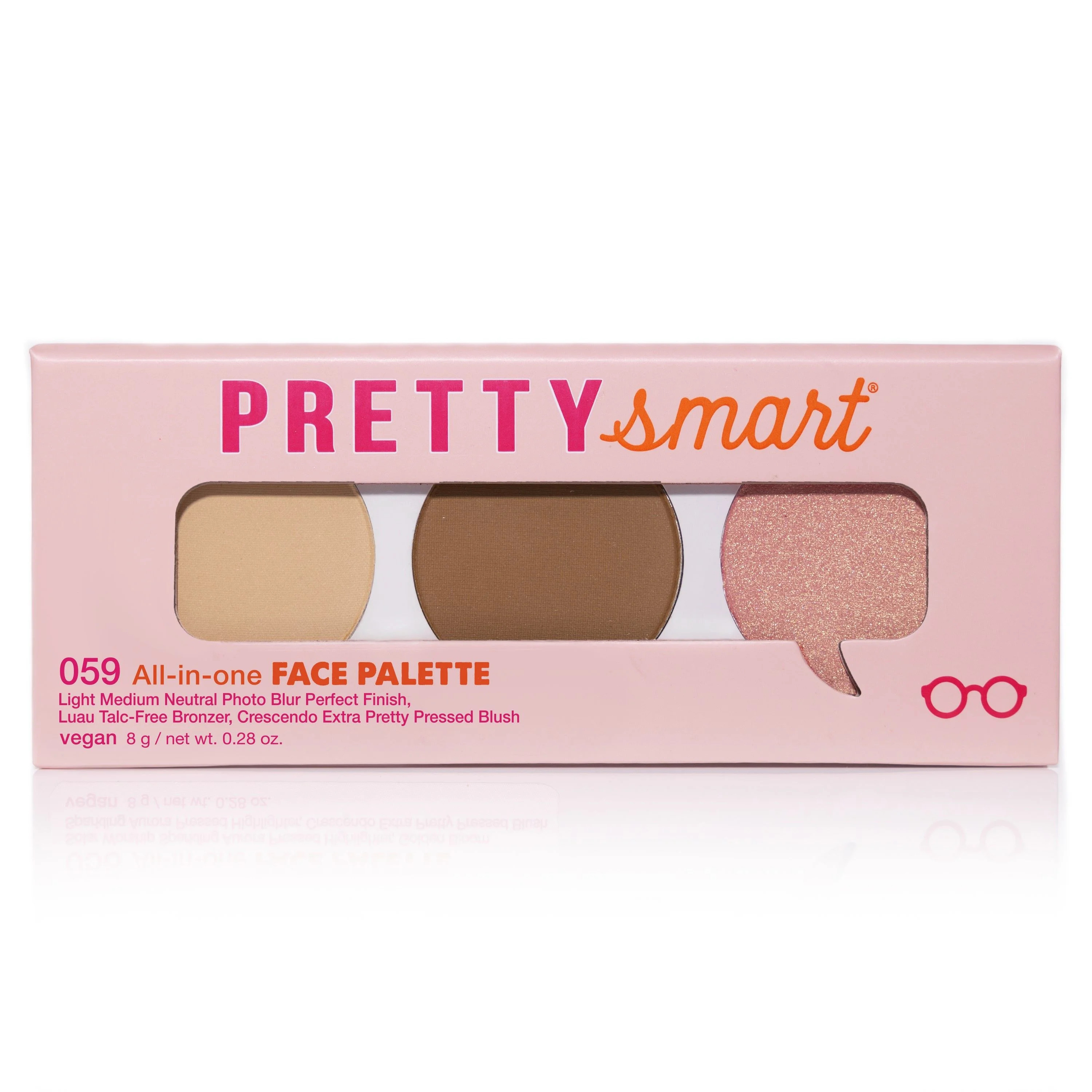 Pretty Smart All-in-one Face Palette 059, Light Medium Neutral Photo Blur Perfect Finish, Luau Ta... | Walmart (US)