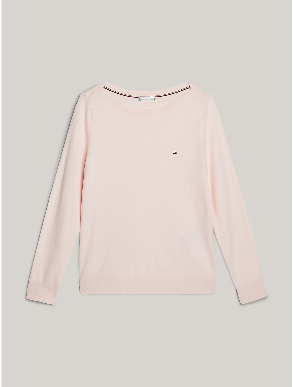 Tommy Hilfiger Women's Boatneck Sweater - Pink - M | Tommy Hilfiger (US)