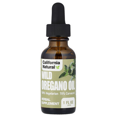 California Natural, Wild Oregano Oil, 1 fl oz (30 ml) | iHerb