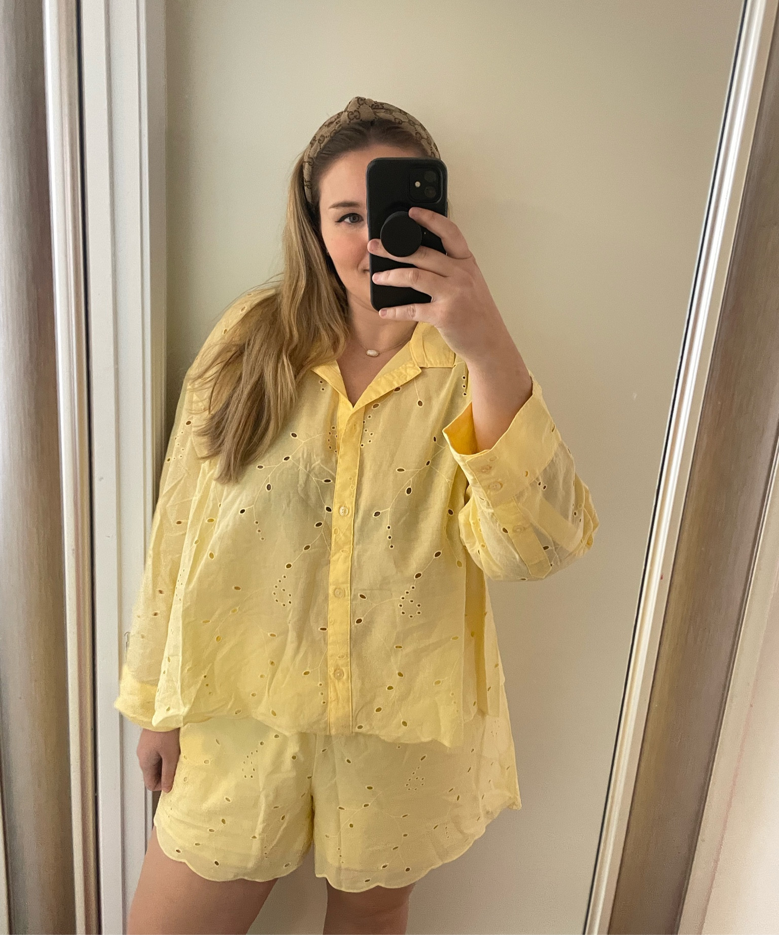 Always get the butter yellow set! 

Wearing a 2xl in shirt and 1xl in the shorts. 

#LTKFindsUnder50 #LTKSeasonal #LTKPlusSize