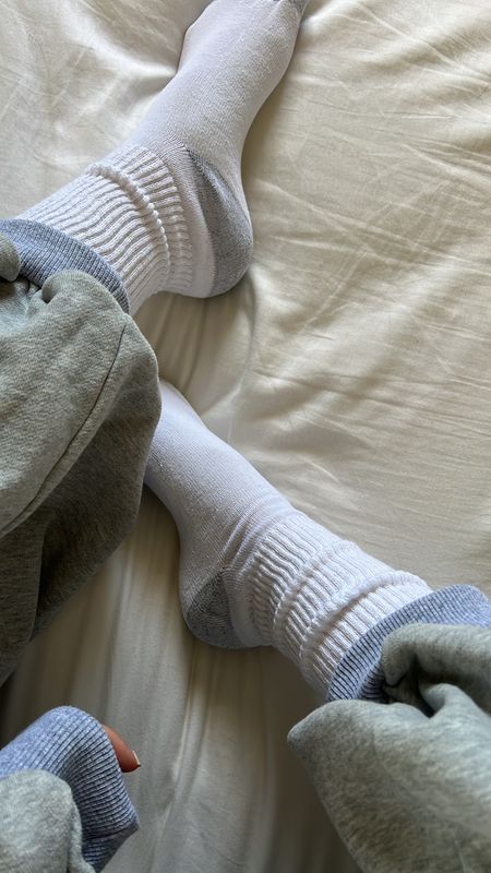 Favorite white crew socks from Amazon 