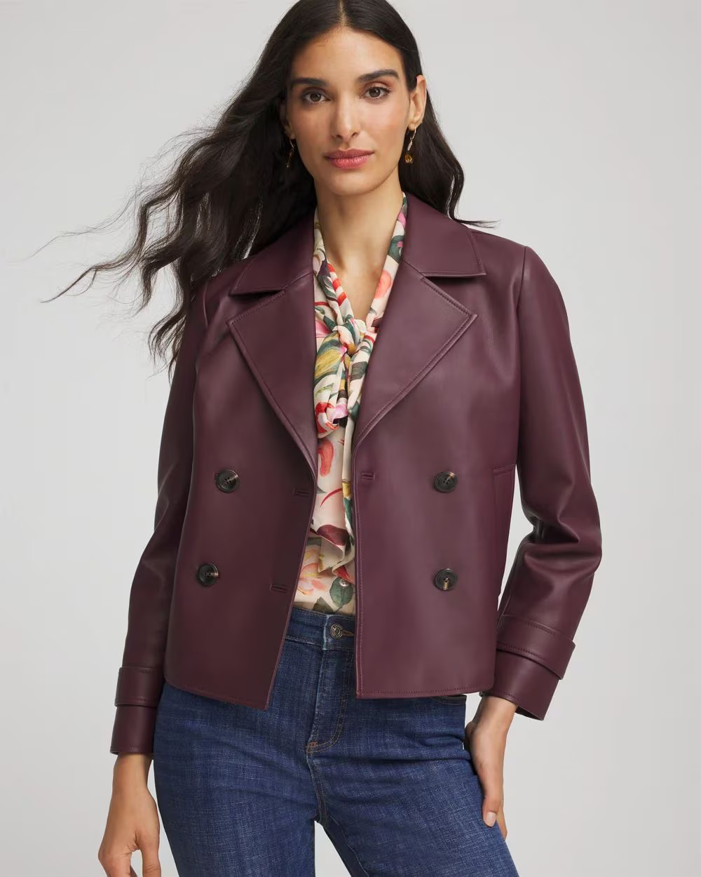 Faux Leather Trench Coat | Chico's