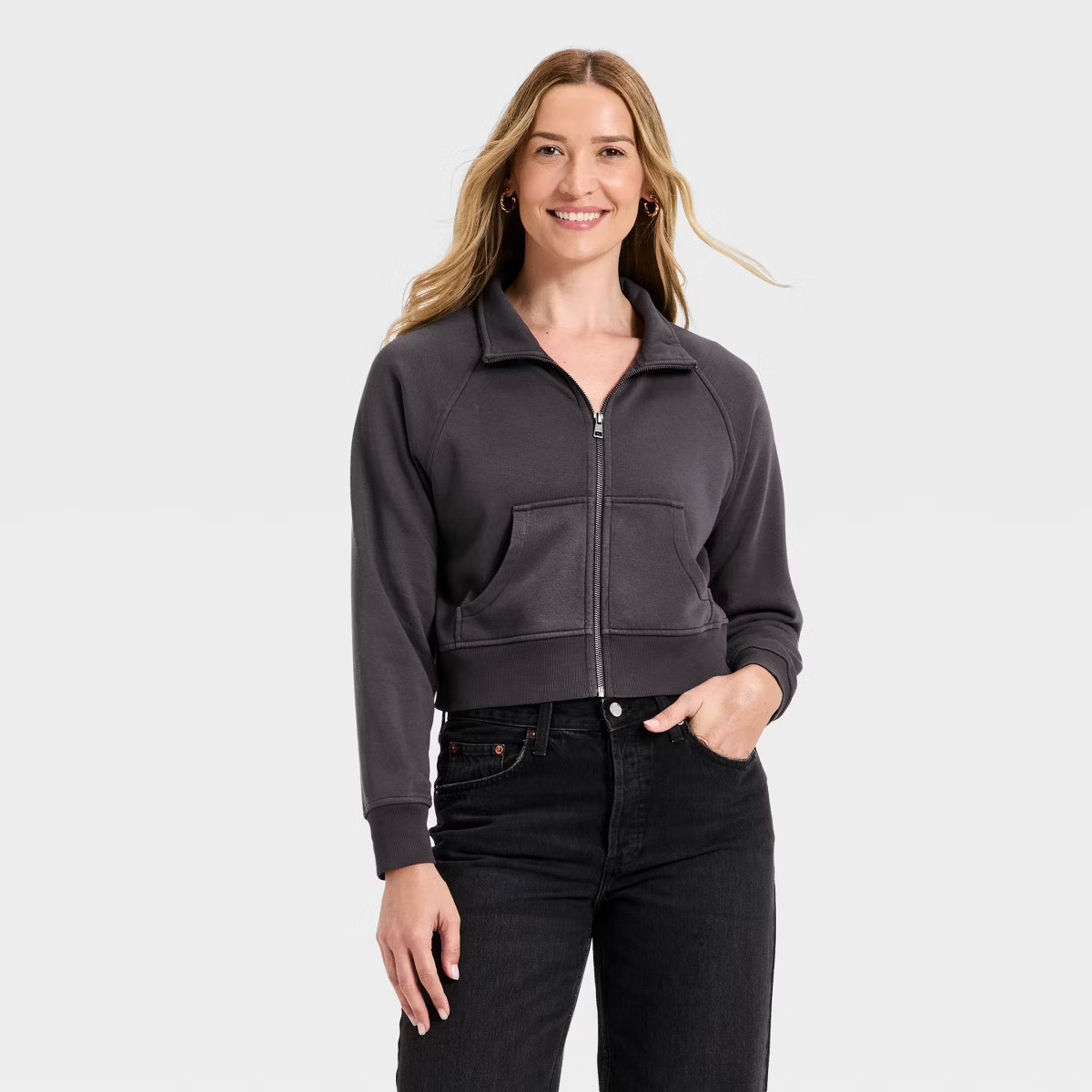 Women's Full Zip Fleece Sweatshirt - Universal Thread™ | Target