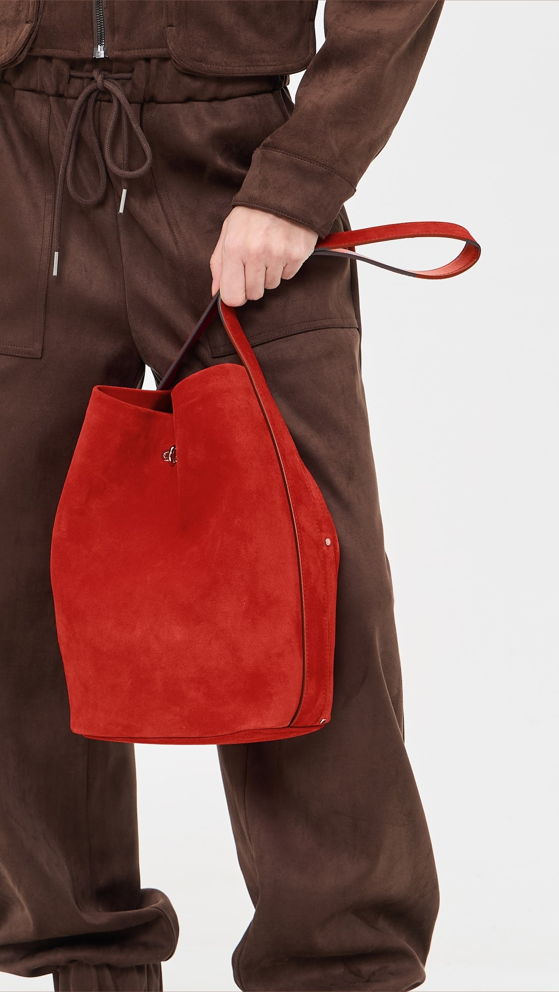 Tory Burch Suede Slim Bucket Bag | Shopbop | Shopbop