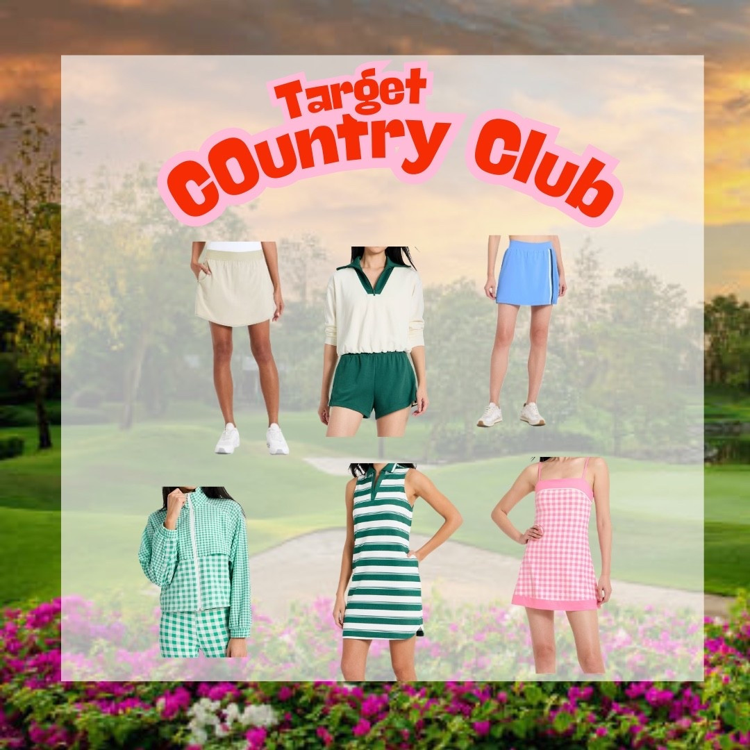 Target just dropped their country club prep athletic wear collection! Floral sets affordable country club outfit. Tennis dress. Pickleball outfit. Golf outfit. Spring look. Preppy activewear for all. Sporty chic, preppy leisure.  #tennis #golf #pickleball #springathleticwear ￼

#LTKSaleAlert #LTKActive #LTKfitnessgoals