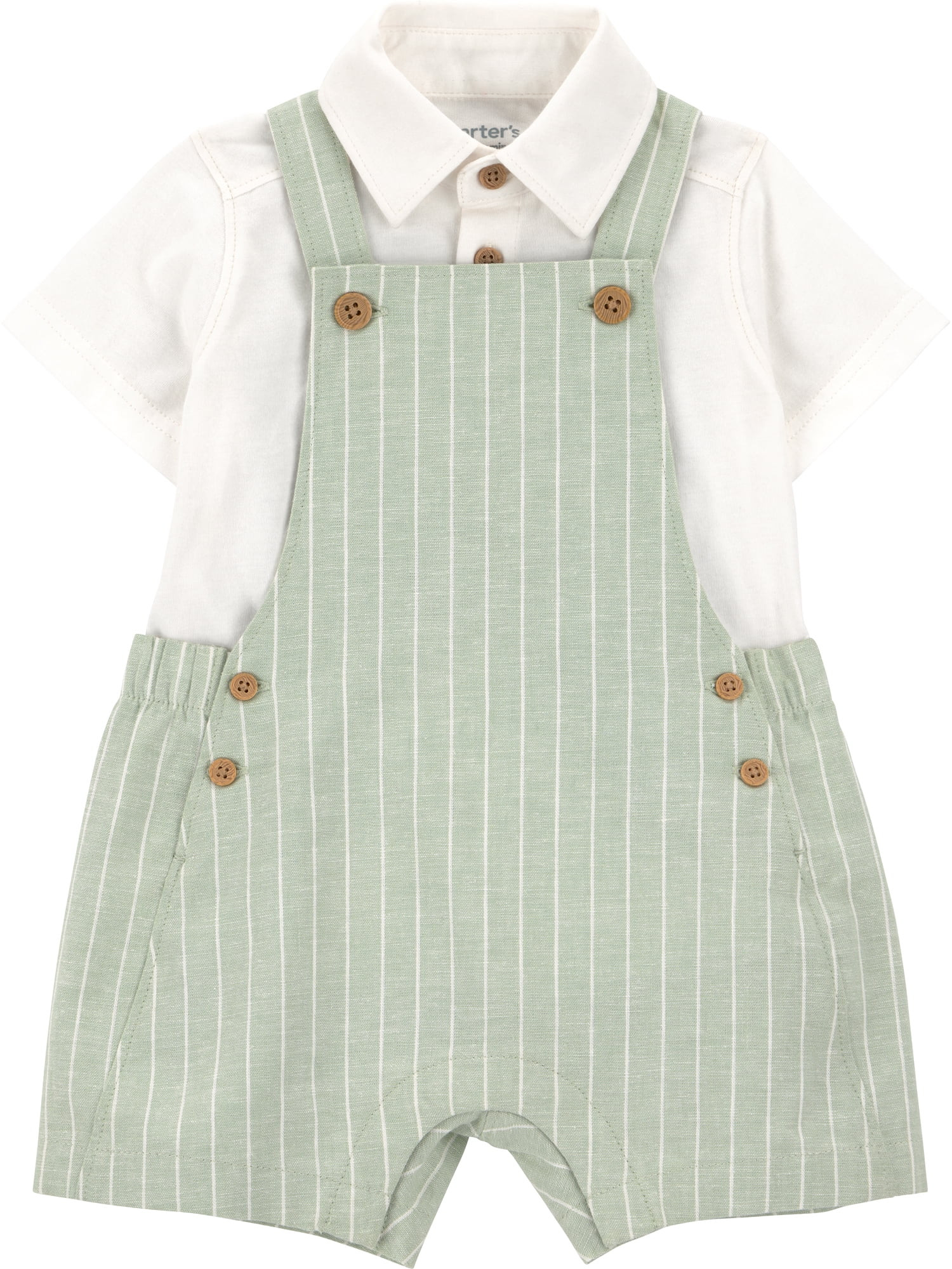 Carter's Child of Mine Baby Boy SHortall Set, 2-Piece, Sizes 0/3-24 Months | Walmart (US)