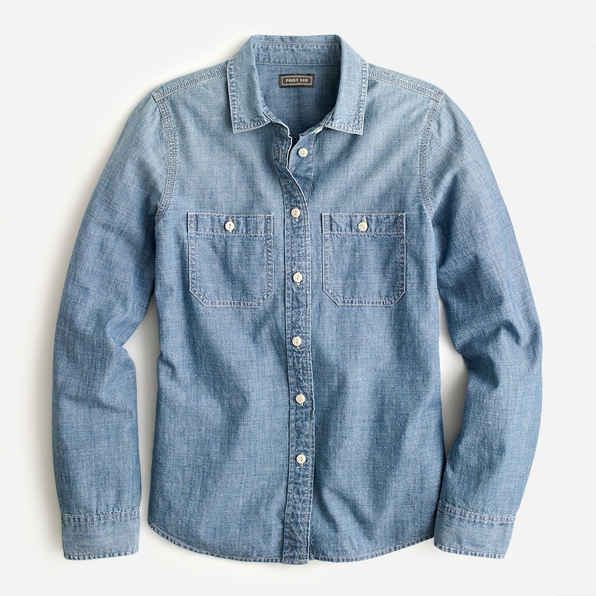 Button-up shirt in Japanese denim | J.Crew US