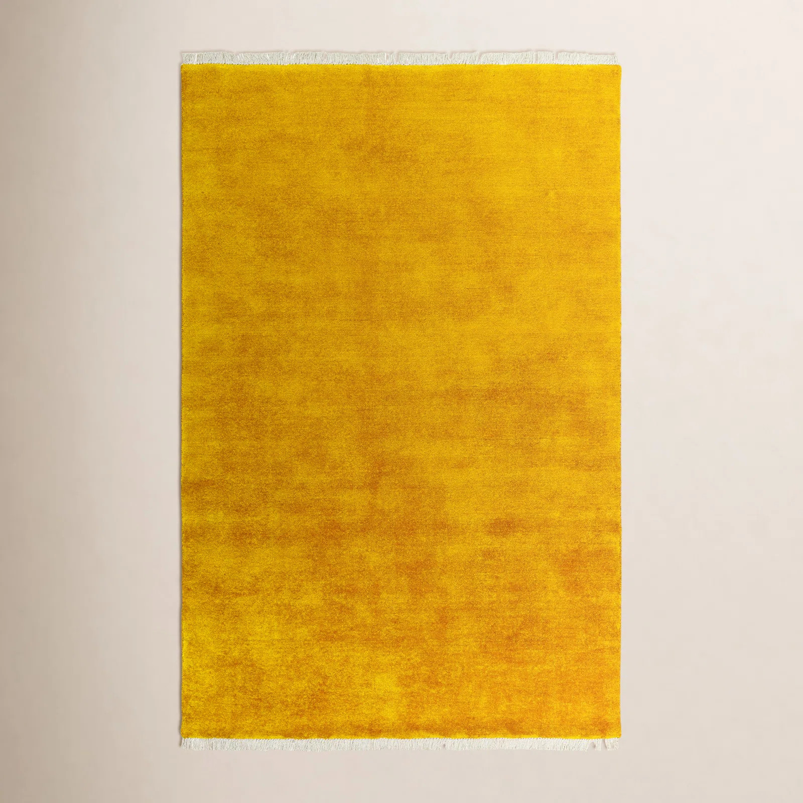 Clio Handmade Wool Yellow Rug | Joss & Main