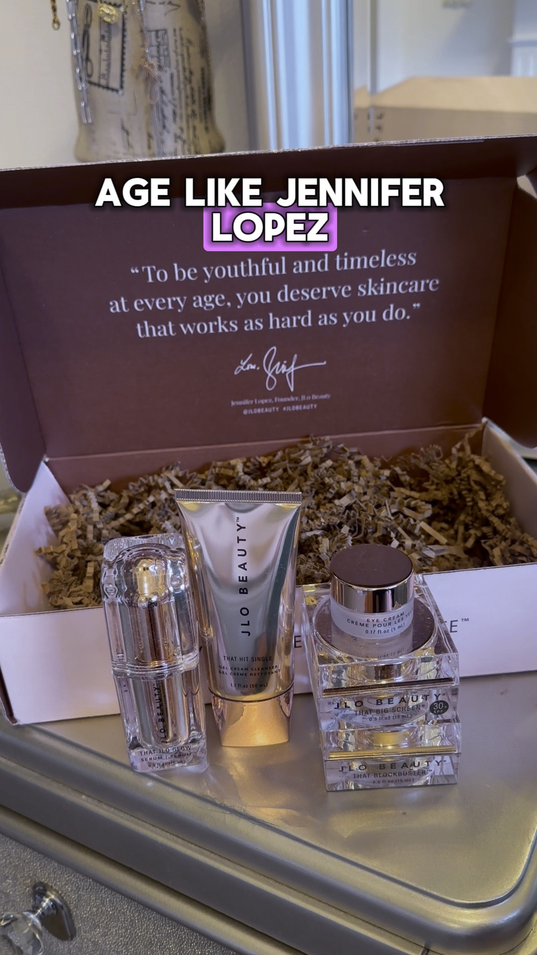 Jlo beauty products 

#LTKVideo #LTKBeauty