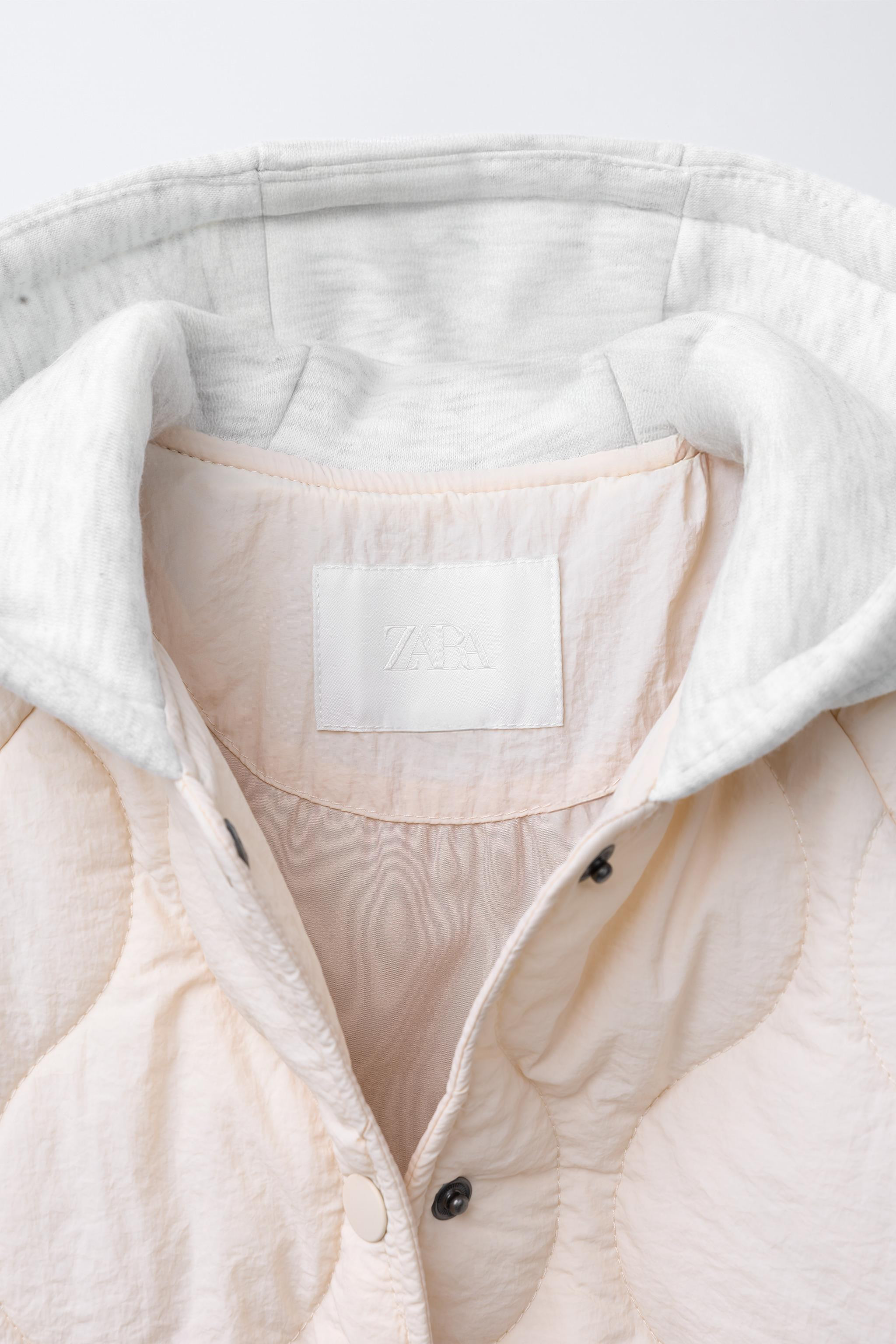 EMBROIDERED BEAR HOODED PUFFER JACKET | Zara UK