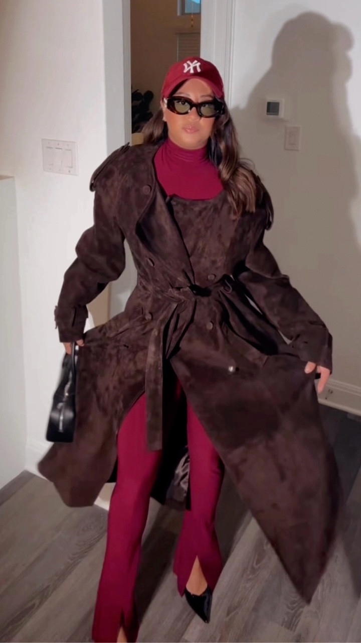 I stopped waiting to feel ready… and started showing up as her anyway… sometimes it’s about how you carry yourself… and how you manifest and believe. Same closet. Different mindset. That’s what changes everything. Forever evolving. 

Click SHOP to receive links for this look! #springlook #suedetrench #trenchcoat