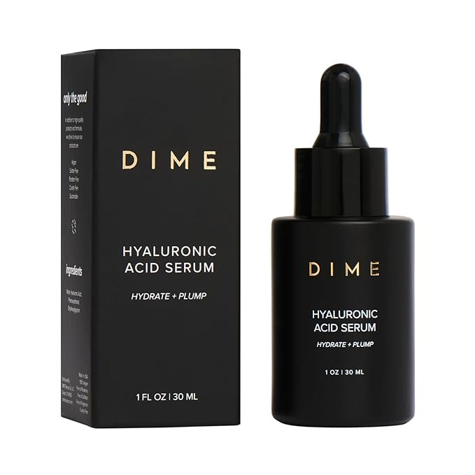 DIME Beauty Hyaluronic Acid Serum, Non-Greasy Hydrating Face Serum with Pure Hyaluronic Acid, 1 o... | Amazon (US)