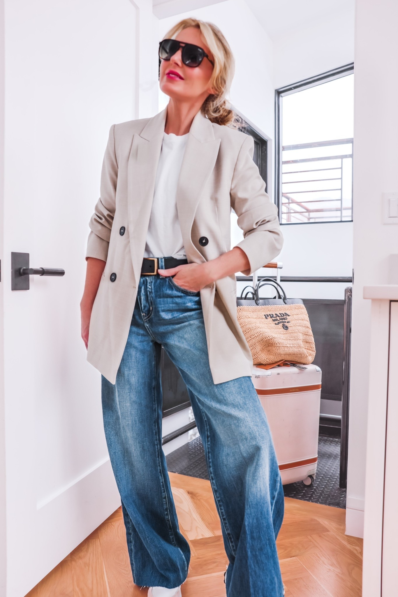 How chic is this super affordable blazer from Zara? I love the slightly oversized fit and longer length, which makes it feel really modern and cool. Fit runs true to size. 

~Erin xo

#LTKSeasonal #LTKTravel