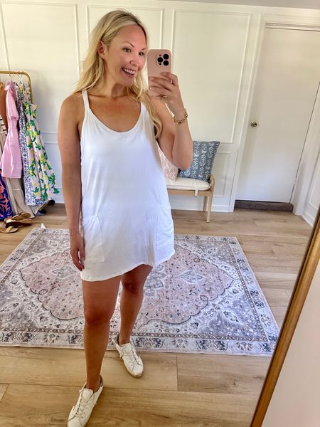 This is a dress but it has built in shorts 🙌 a great throw on and go summer outfit! It also comes in a bunch of other colors, I’m wearing a large 

#LTKActive #LTKStyleTip #LTKMidsize