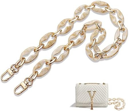 DIY Strap Handbag Chains Accessories 47'' /23.6''/15.7'' Acrylic Light Handbag Chain Purse Chains Sh | Amazon (US)