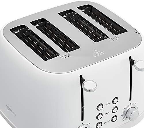 Amazon Basics 4-Slot Toaster, White | Amazon (US)