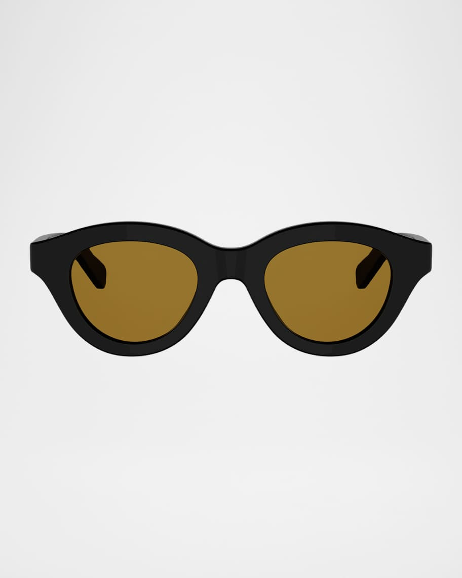 Celine Triomphe Mini 62mm Round Sunglasses | Neiman Marcus