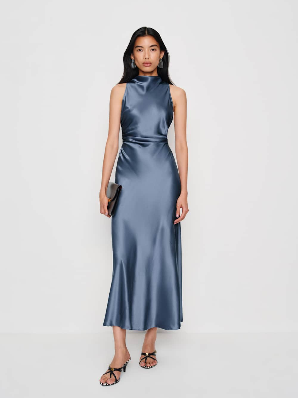 Casette Silk Dress | Reformation (Global)