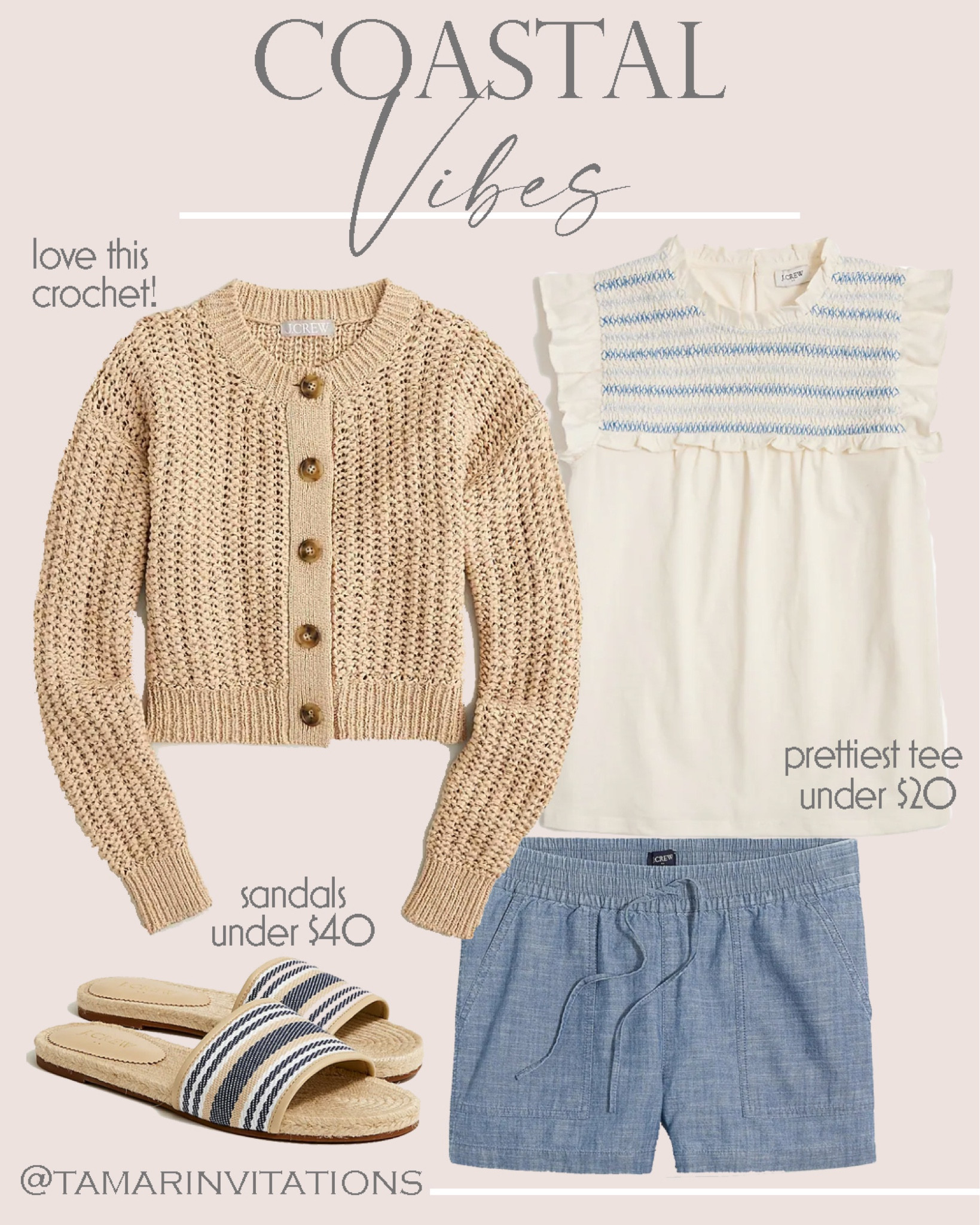 Coastal vibes! 60% off at JCrew Factory, members get $10 off every $50! 

#liketkit #LTK
#summervacation #ootd  

#LTKsalealert #LTKFind #LTKstyletip