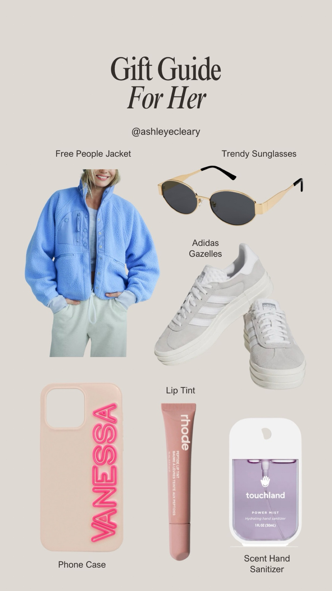 Gift guide for her!

gifts for her, holiday gift guide, girl gifts, gift ideas, for her, holiday gifts, adidas gazelles, free people, lip balm, trendy

#LTKHoliday #LTKSeasonal #LTKGiftGuide