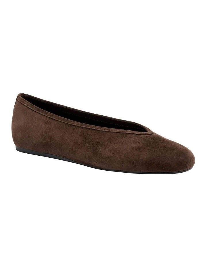Nine WestZucia Ballet Flat in Chocolate | Myer