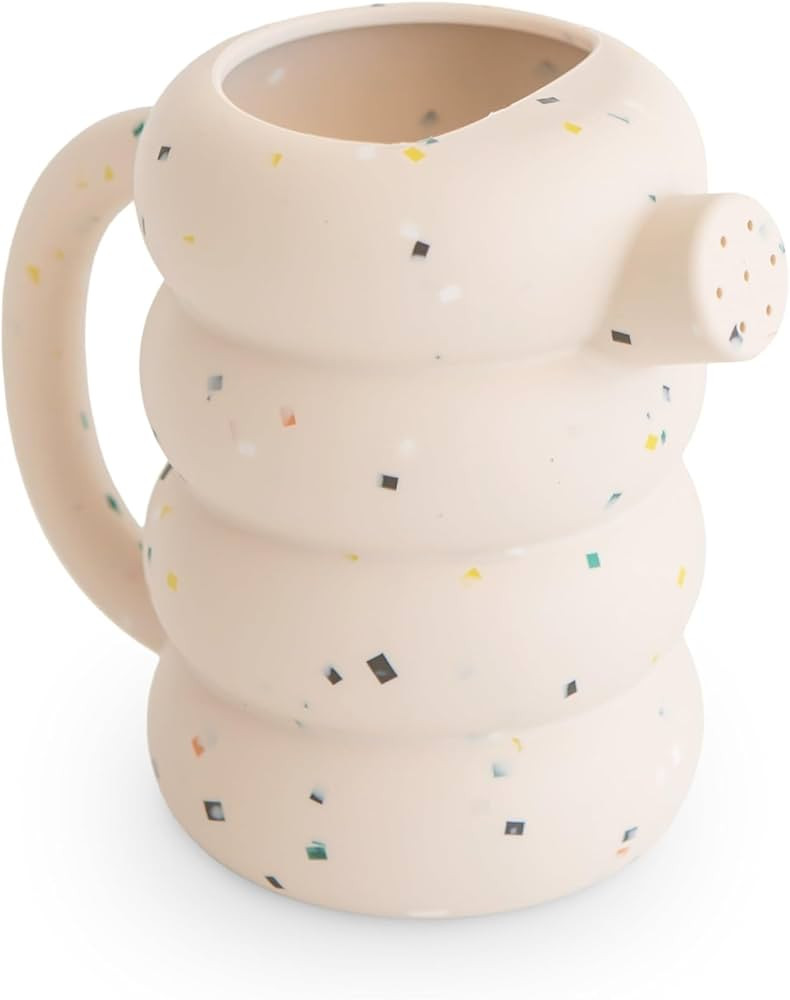 mushie Silicone Watering Can | Bath and Outdoor Play for Toddlers 10 Months+ (Vanilla Confetti) | Amazon (US)