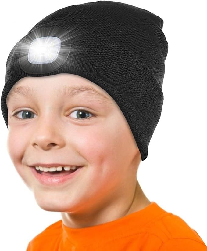 Tutuko Beanie Cap for Kids, Winter Knitted Hat for Boys Girls | Amazon (US)