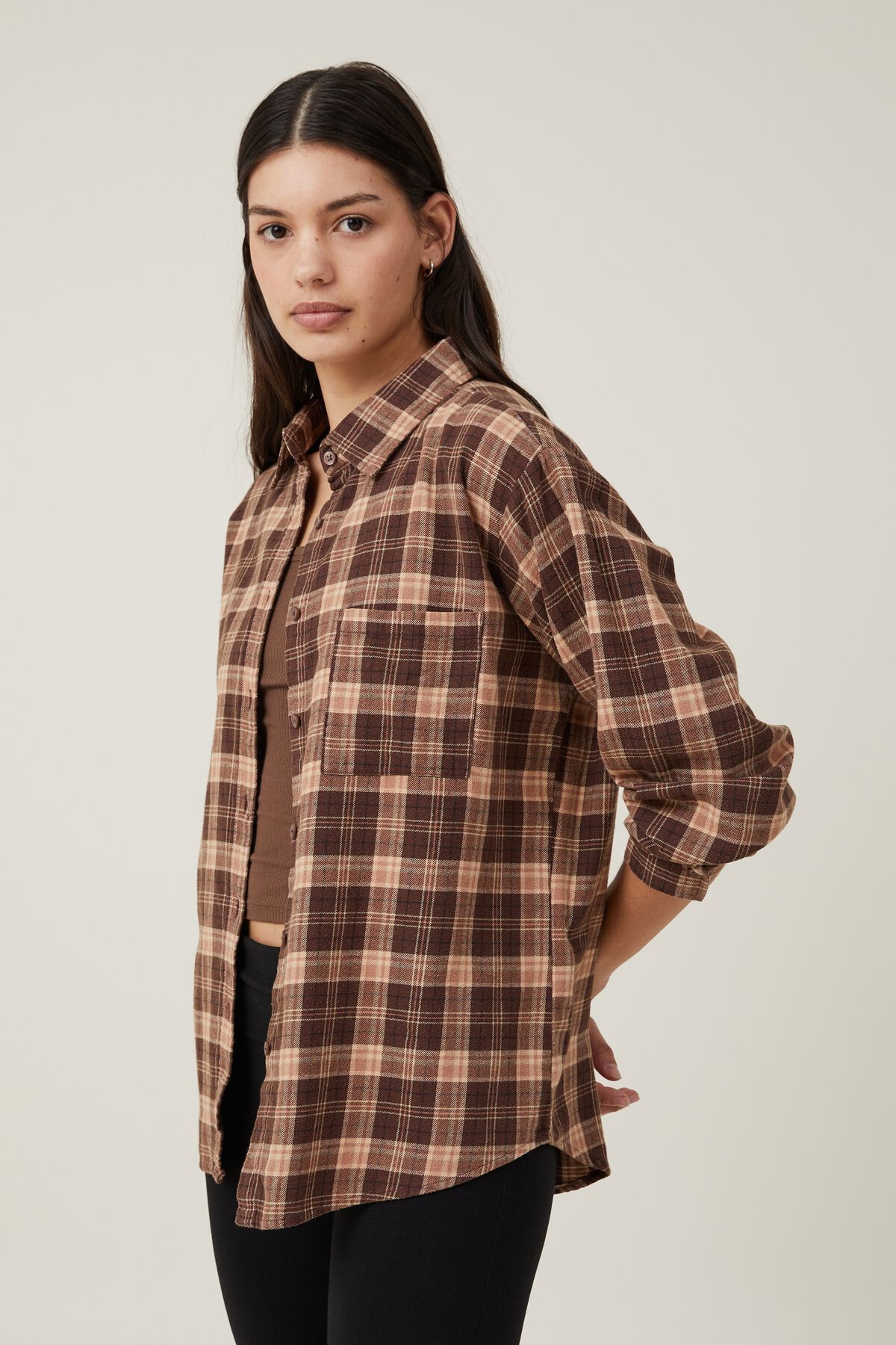 Boyfriend Flannel Shirt | Cotton On (US)