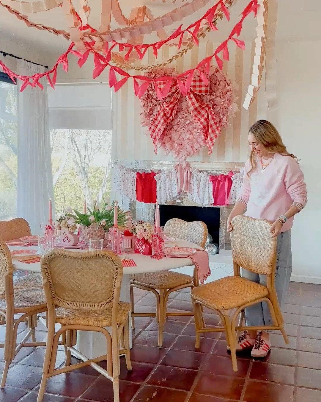 Galentine’s stay-in, my favorite way 💕 Pink, red, hearts, bows, and lots of Five Below finds making it all extra cute.

Heart candle holders, conversation heart vases, paper plates, plastic heart glasses and bow garlands @fivebelow 💕

#LTKFindsUnder50 

#LTKSeasonal #LTKHome