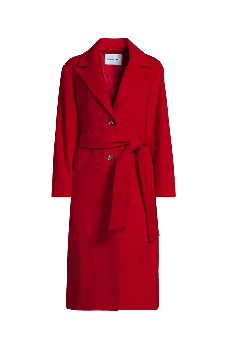 Wool Wrap Long Coat | Nordstrom