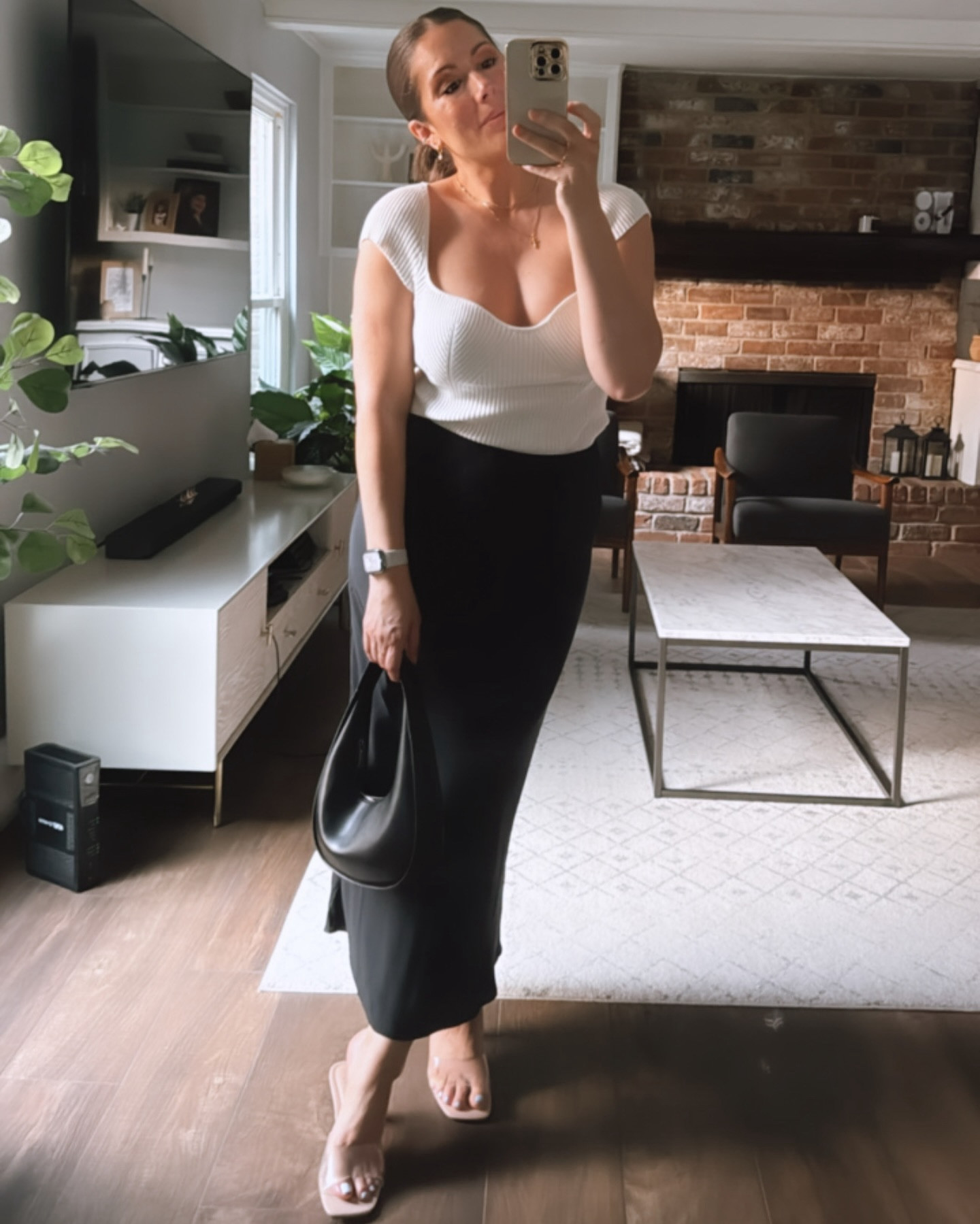 Comment SHOP below to receive a DM with the link to shop this post on my LTK ⬇ https://liketk.it/4HEUD

Little weekend outfit to see my baby at her piano recital. 

This maxi skirt is from Abercrombie and so flattering.  Wearing medium. 

HM top is also really understated yet unique.  Wearing medium. 

Target sandals are new faves and go with everything!! #ltkfindsunder50 #ltkstyletip #ltkfind