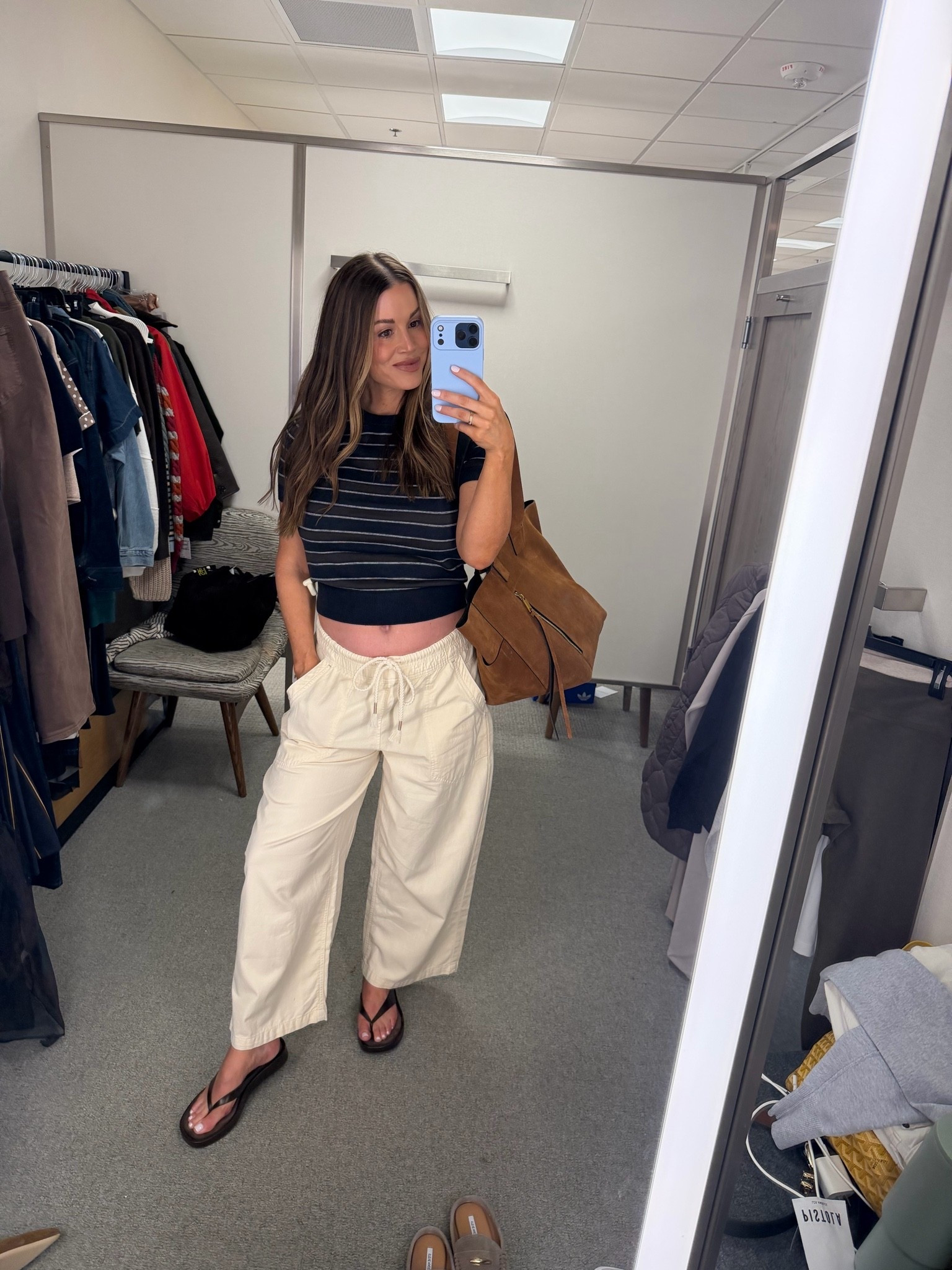 Free people pants are so good especially for pregnancy!

#LTKootd #LTKSaleAlert #LTKgrwm