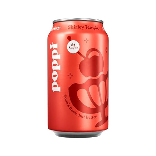 Poppi Shirley Temple Prebiotic Soda, 12 Fl oz | Amazon (US)