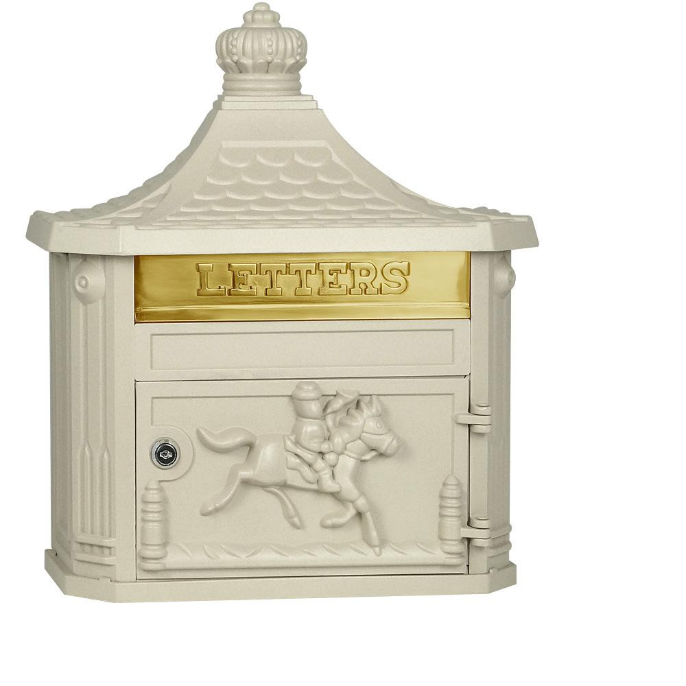 4400 Series Beige Victorian Mailbox | The Home Depot