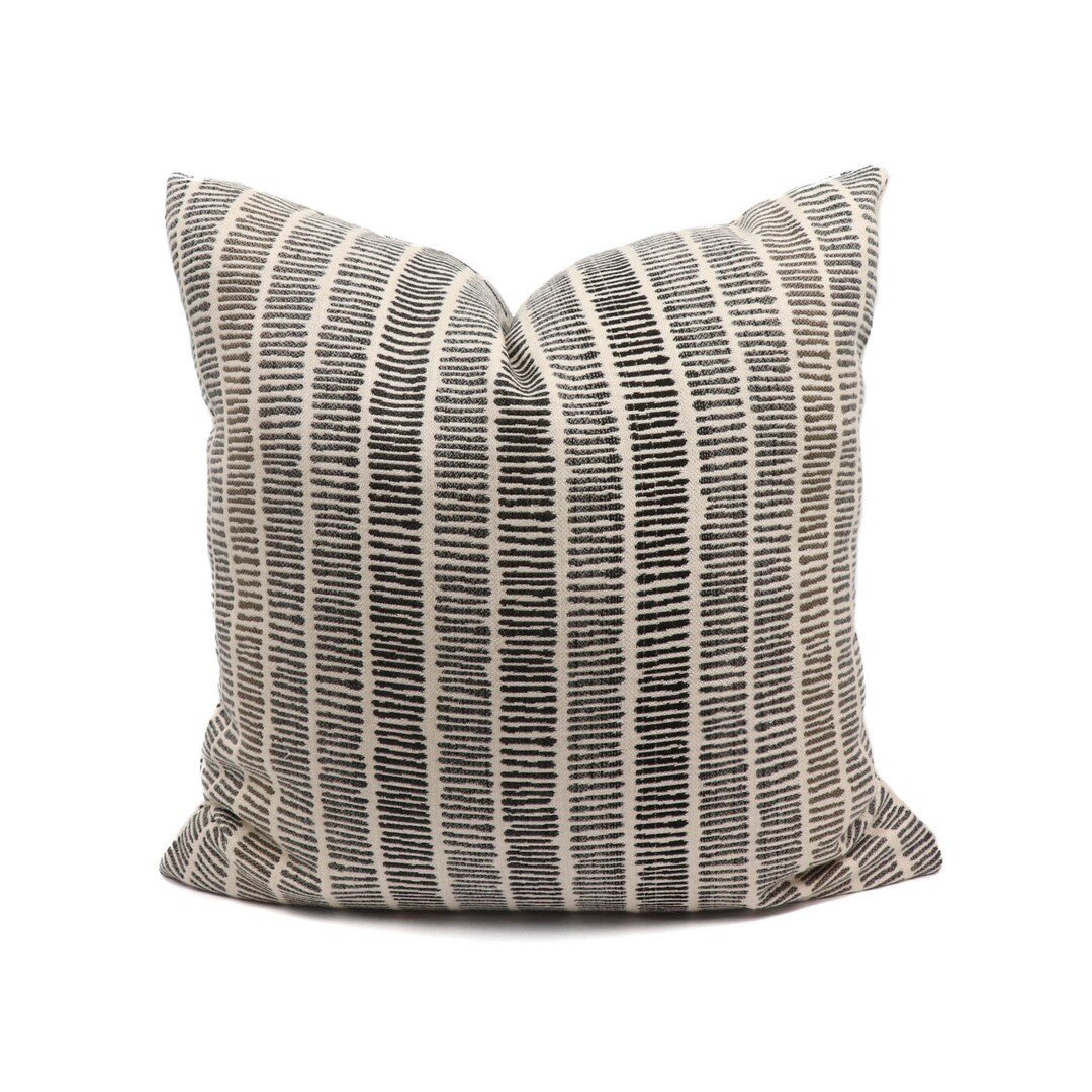 Sunbrella OUTDOOR classic designer pillow cover in slats - on both sides // High end pillow // De... | Etsy (US)